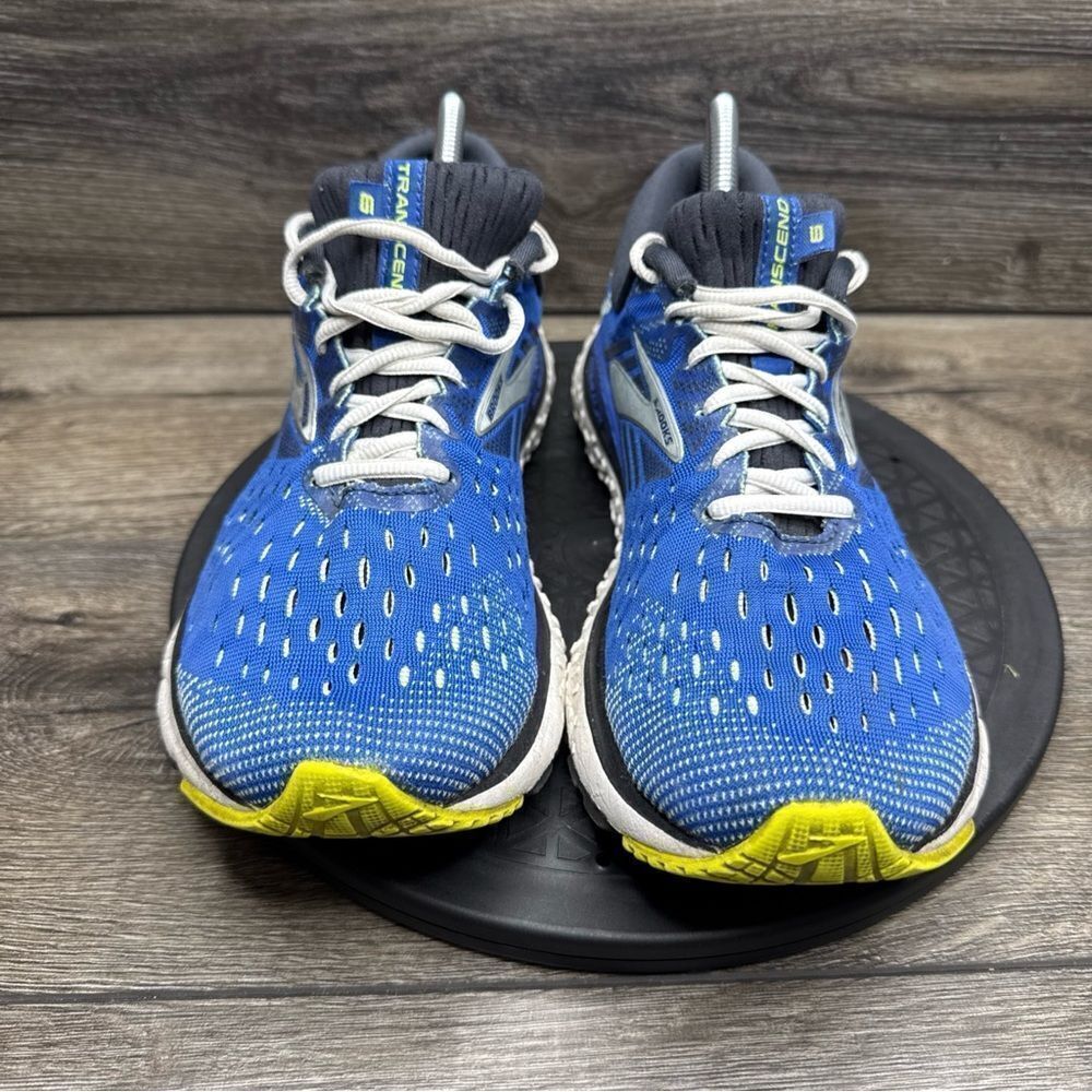 Brooks Men’s Transcend 6  Blue Black Running Shoes Lace Up Sneaker Size 9.5 D - Picture 2 of 8